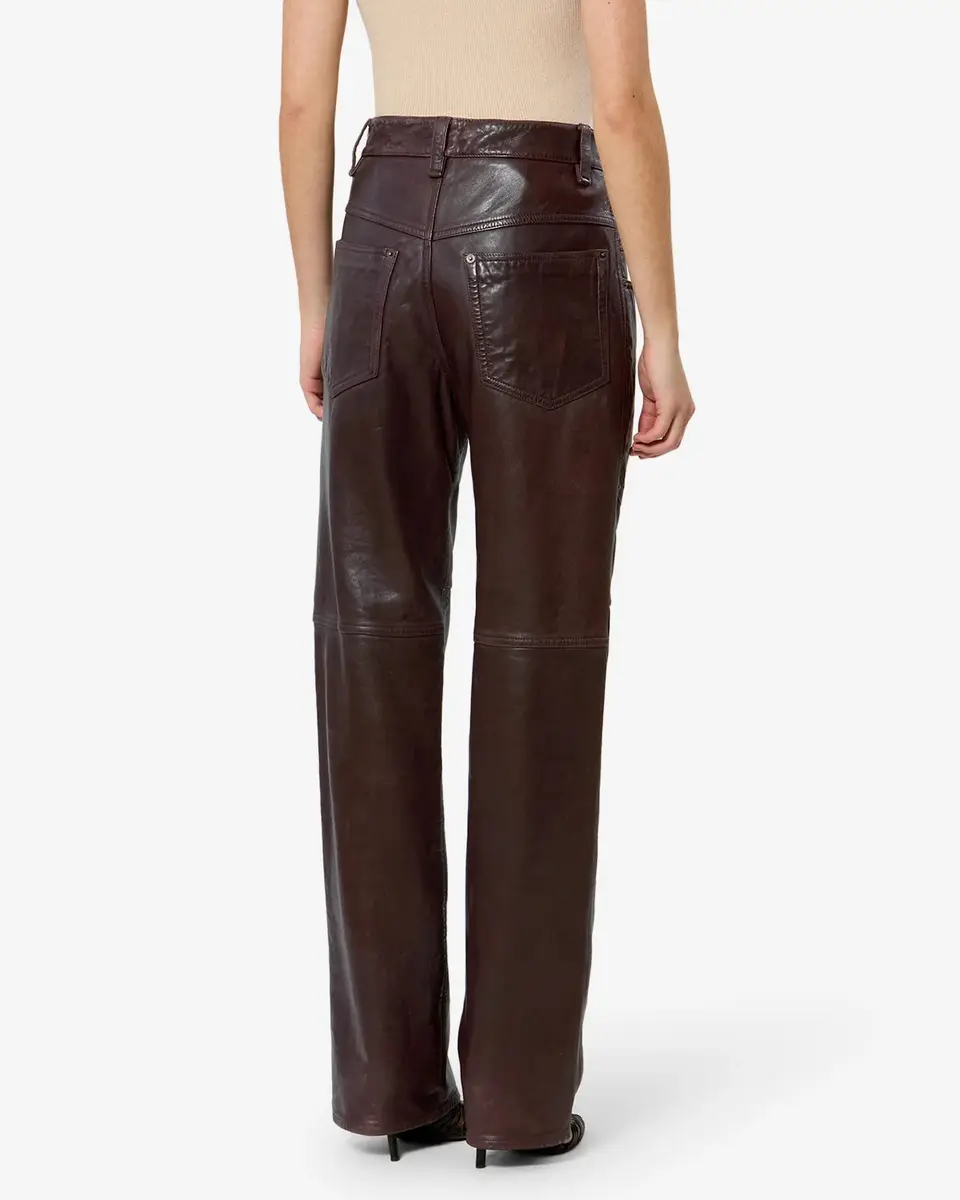 Isabel Marant Brinley Leather Pants | Thumbnail 3