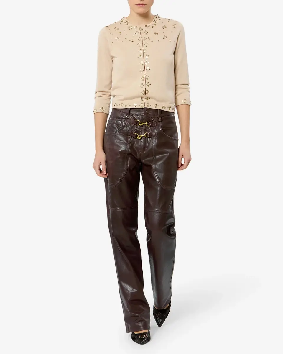 Isabel Marant Brinley Leather Pants | Thumbnail 4