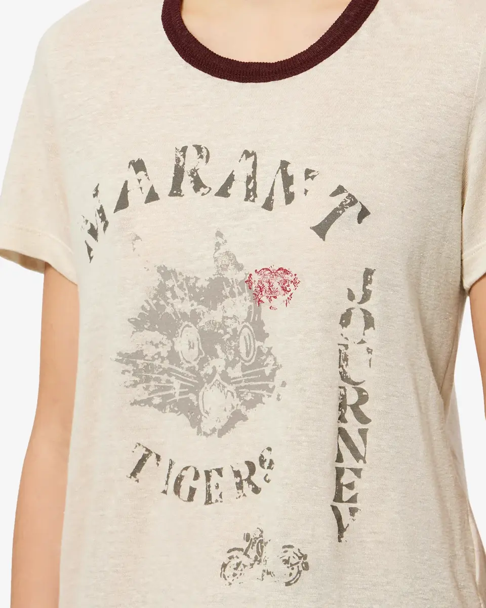 Marant Étoile Kiliann Linen T-shirt | Thumbnail 2 Marant Étoile Kiliann Linen T-shirt | Thumbnail 2