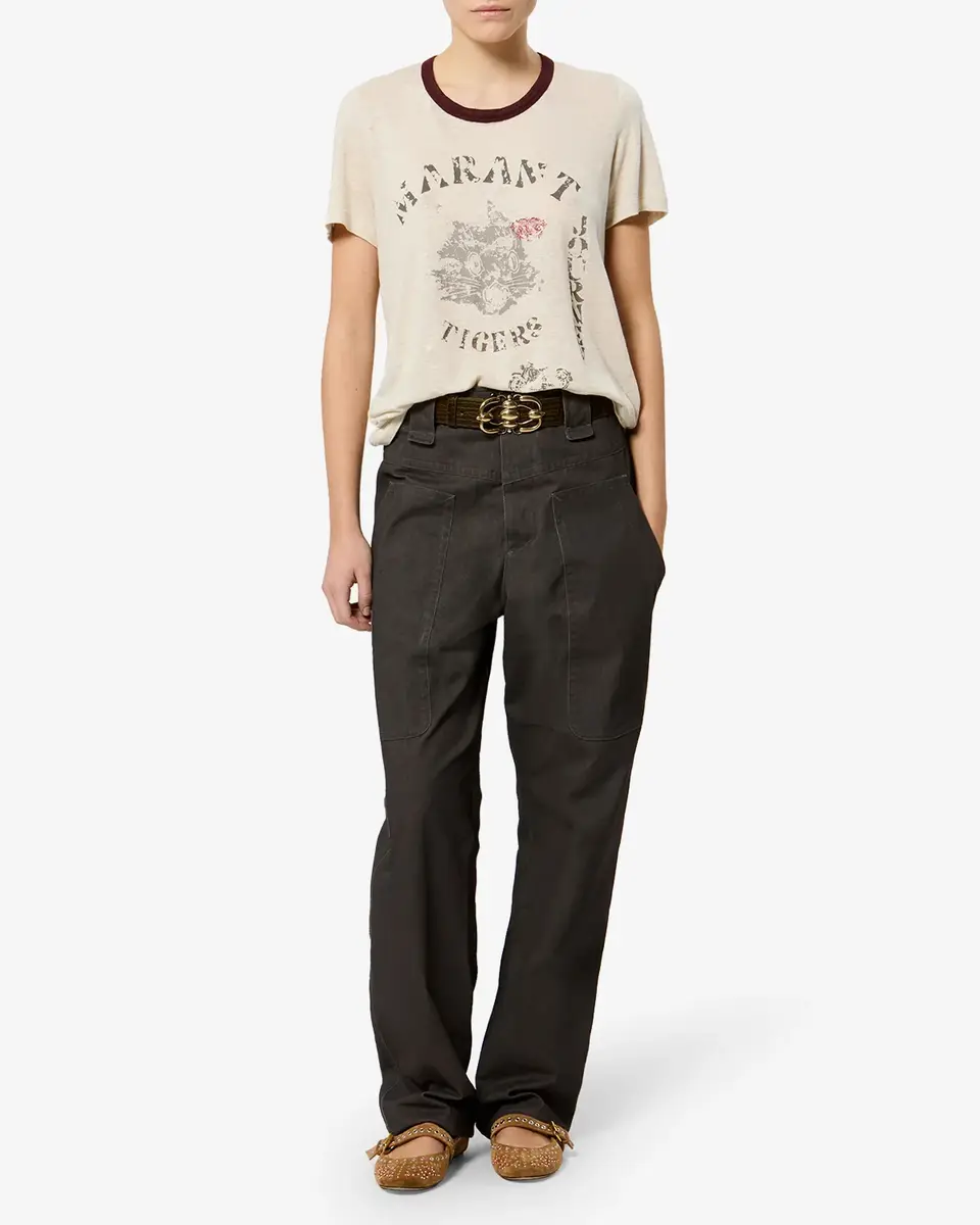 Marant Étoile Kiliann Linen T-shirt | Thumbnail 4 Marant Étoile Kiliann Linen T-shirt | Thumbnail 4