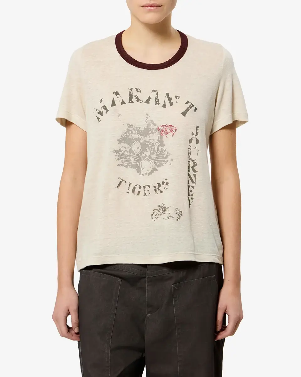 Marant Étoile Kiliann Linen T-shirt | Thumbnail 5 Marant Étoile Kiliann Linen T-shirt | Thumbnail 5