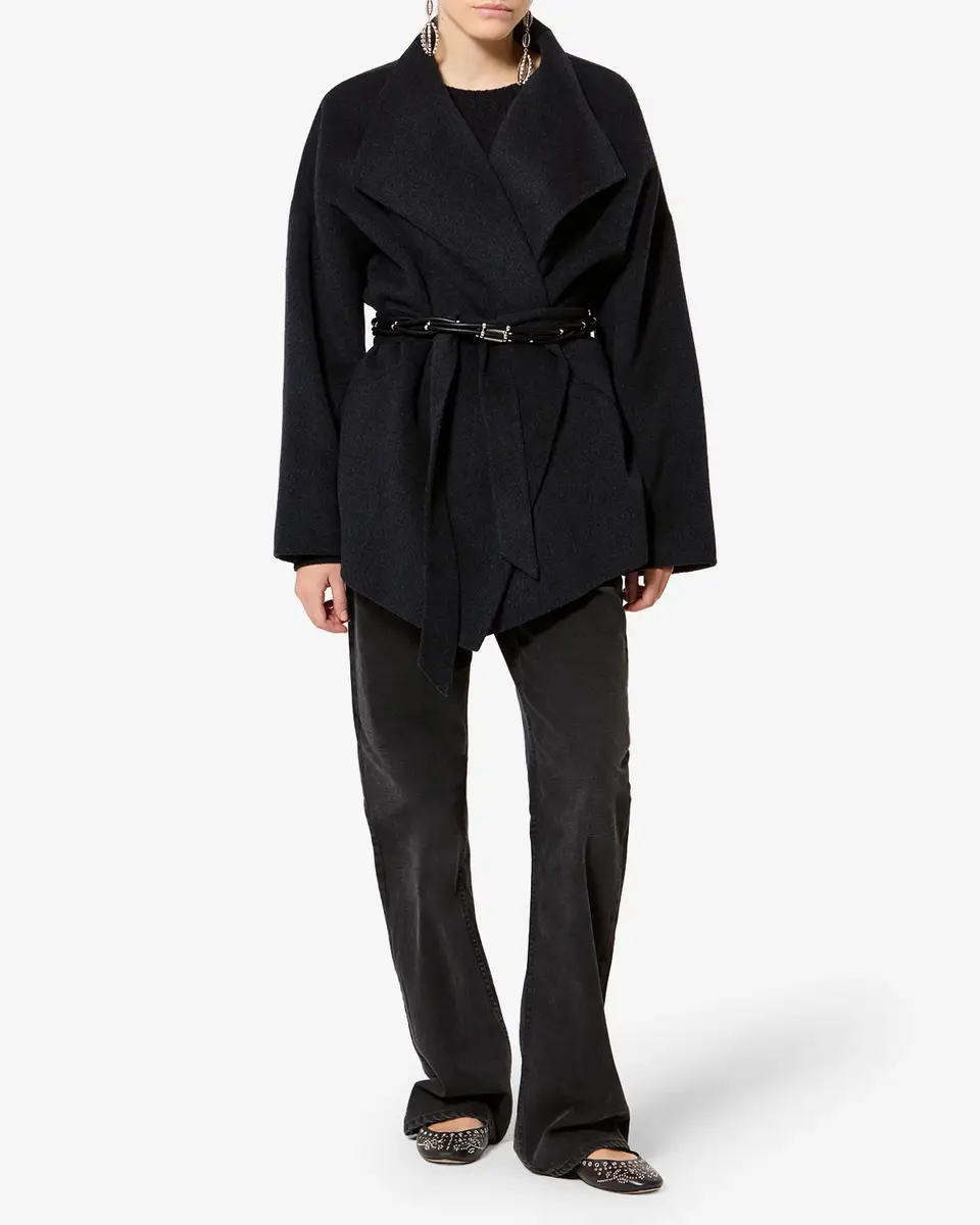 Isabel Marant Ceaton Wool Coat | Thumbnail 3