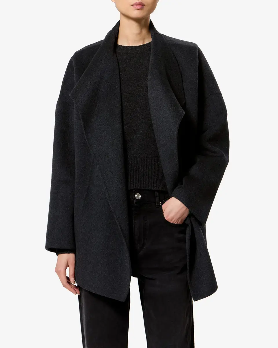 Isabel Marant Ceaton Wool Coat | Thumbnail 4