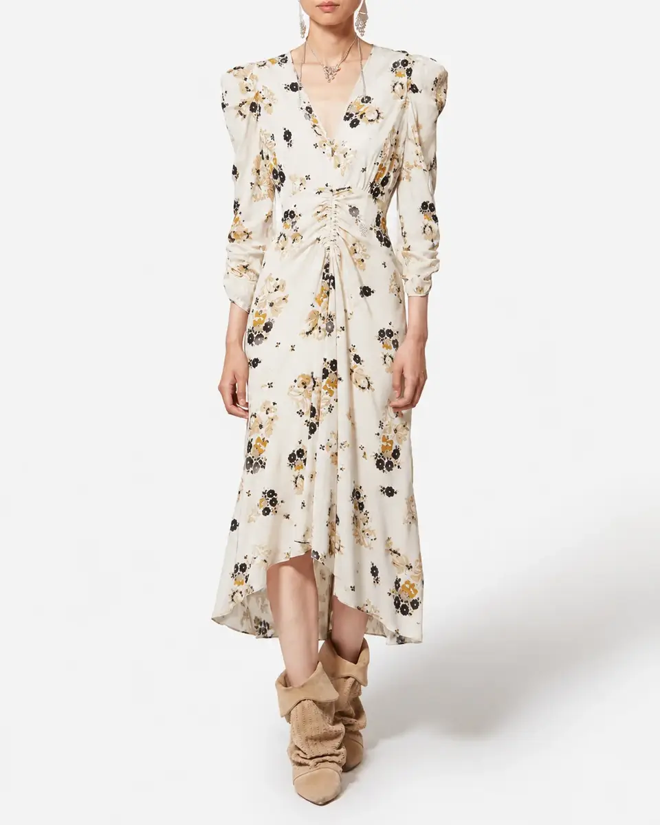 Isabel Marant Albini Silk Dress | Thumbnail 4 Isabel Marant Albini Silk Dress | Thumbnail 4