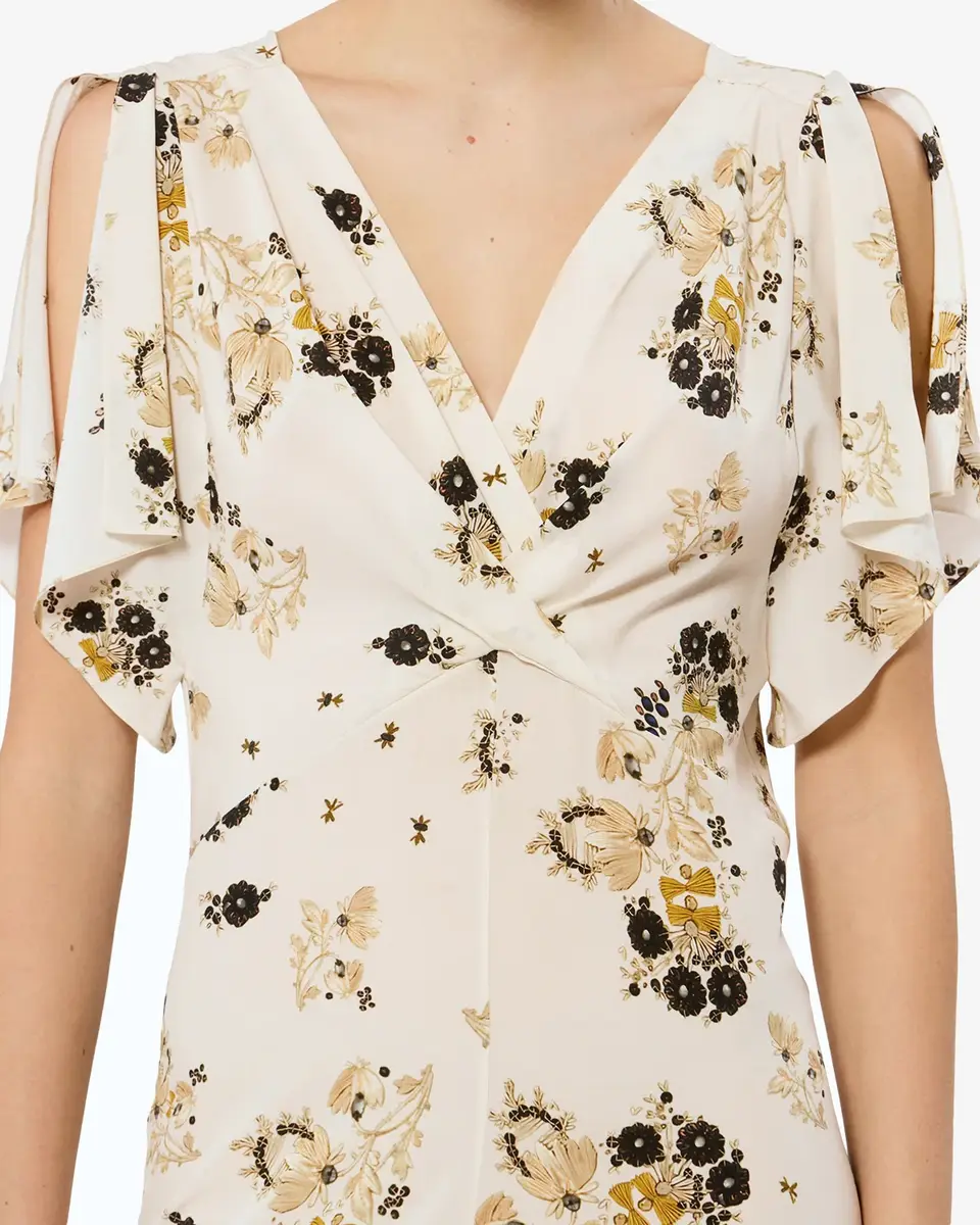 Isabel Marant Falja Silk Dress | Thumbnail 2