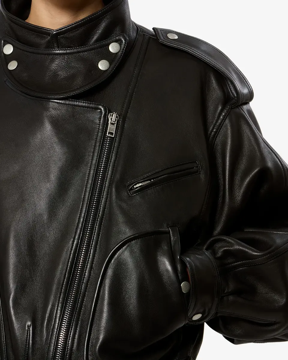 Isabel Marant Farza Leather Jacket | Thumbnail 2 Isabel Marant Farza Leather Jacket | Thumbnail 2