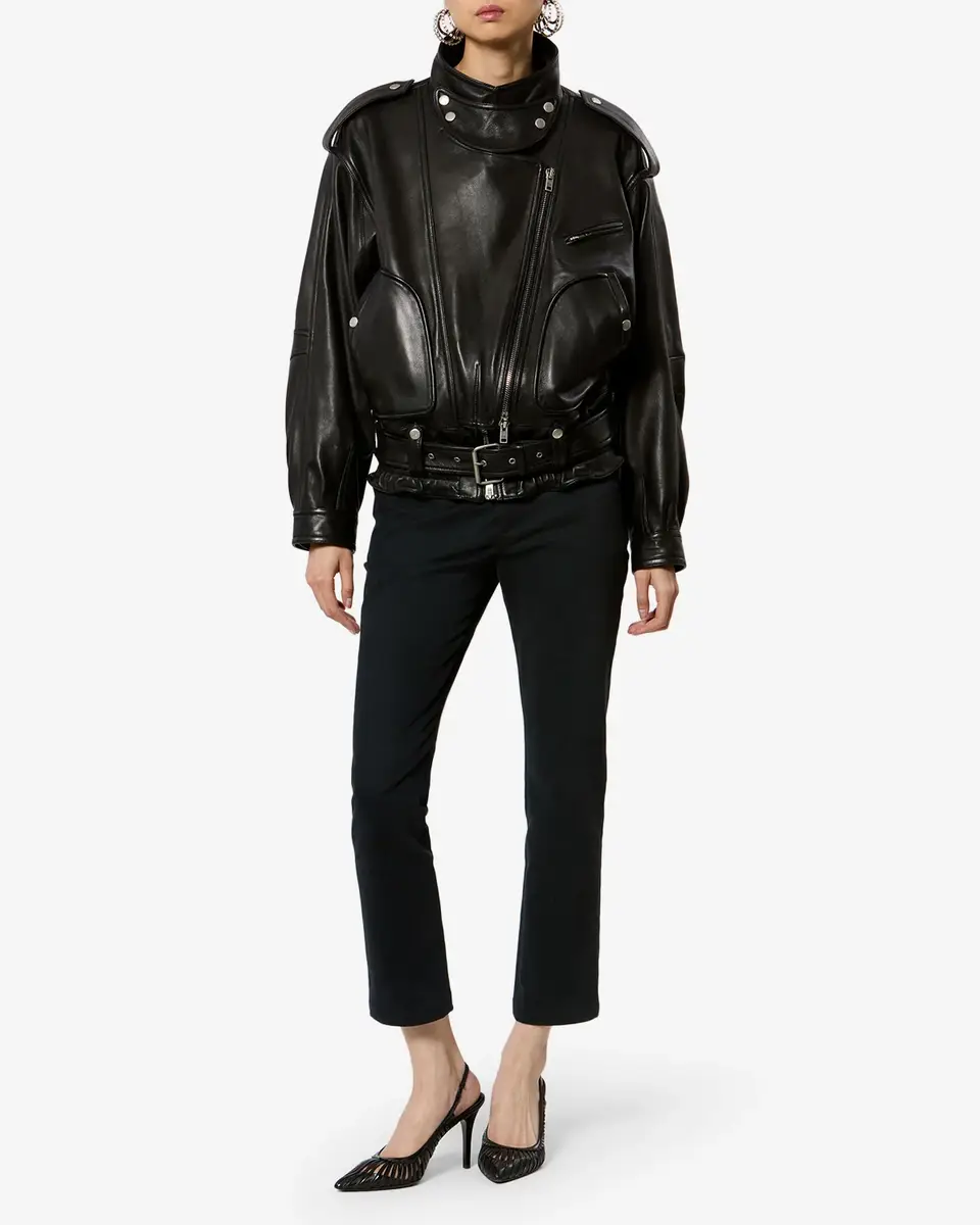 Isabel Marant Farza Leather Jacket | Thumbnail 4 Isabel Marant Farza Leather Jacket | Thumbnail 4