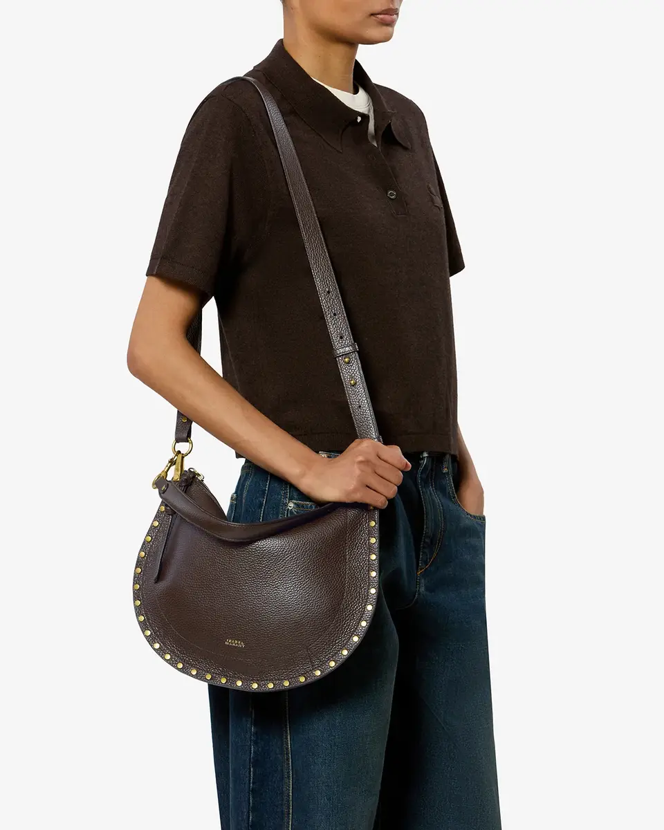 Isabel Marant Oskan Soft Zip Bag In Grained Leather | Thumbnail 3 Isabel Marant Oskan Soft Zip Bag In Grained Leather | Thumbnail 3