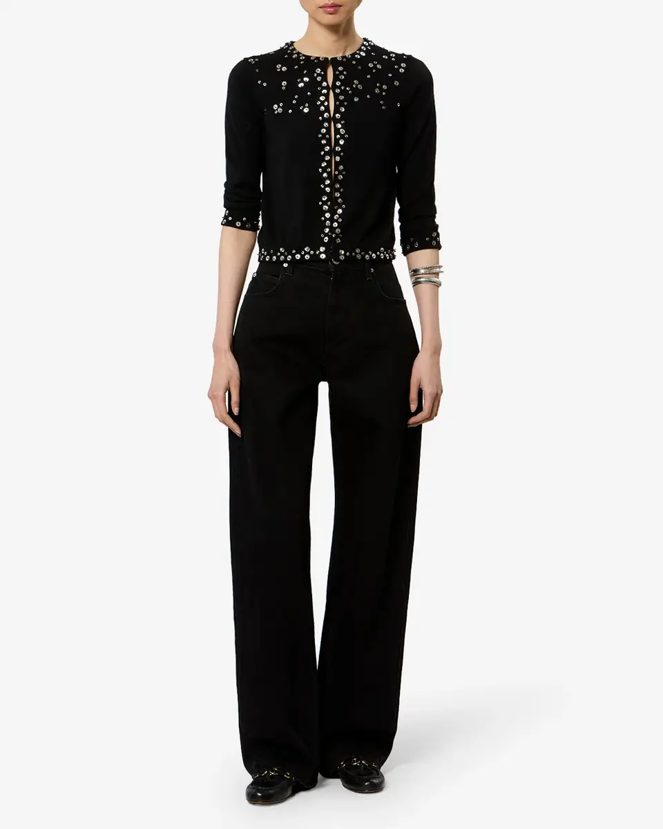 Isabel Marant Amaria Silk Cardigan | Thumbnail 4 Isabel Marant Amaria Silk Cardigan | Thumbnail 4