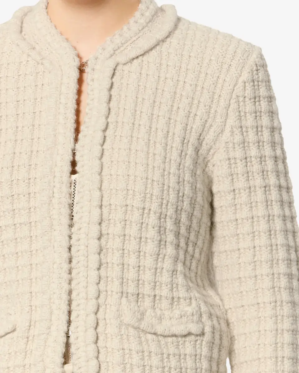Isabel Marant Hortense Wool Cardigan | Thumbnail 2 Isabel Marant Hortense Wool Cardigan | Thumbnail 2