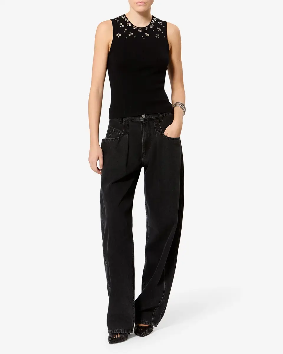 Isabel Marant Apoline Silk Tank Top | Thumbnail 4 Isabel Marant Apoline Silk Tank Top | Thumbnail 4