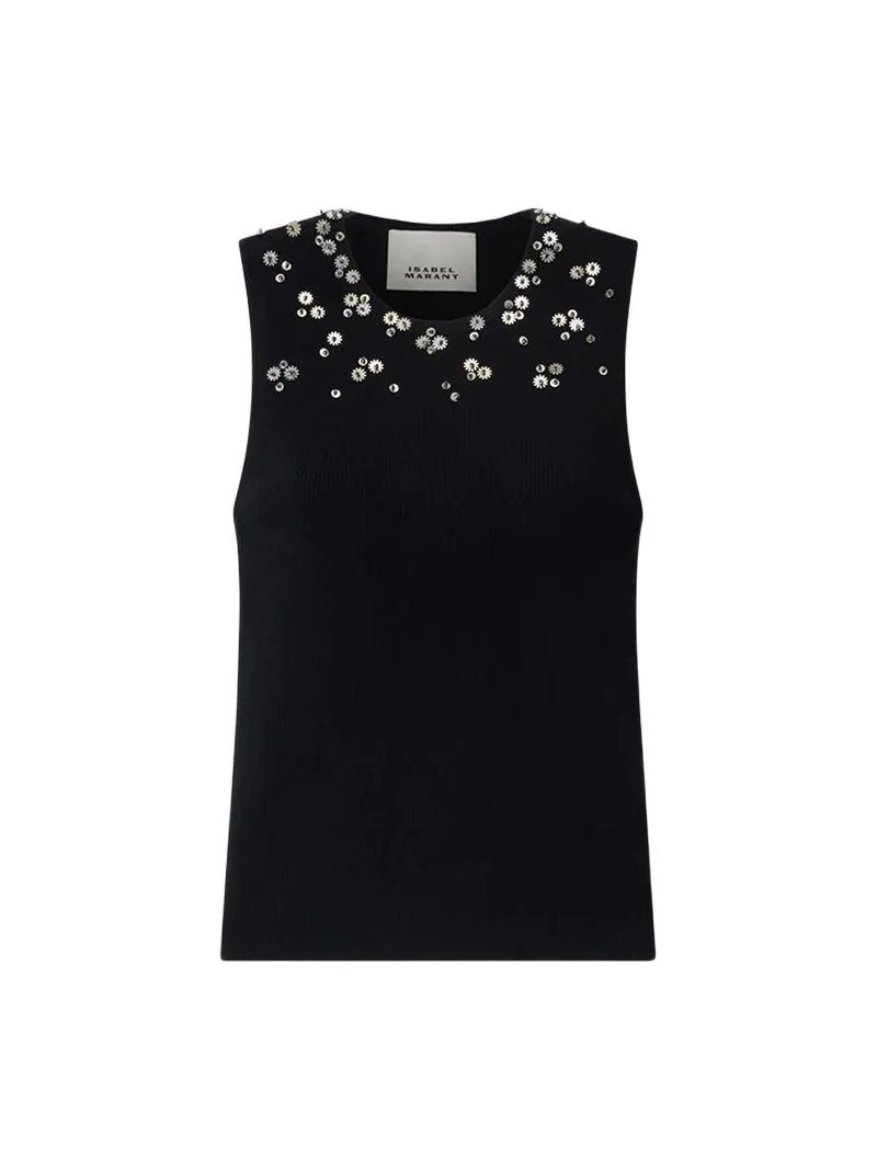 Isabel Marant Apoline Silk Tank Top