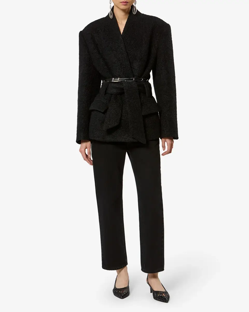 Isabel Marant Syndra Wool Jacket | Thumbnail 4 Isabel Marant Syndra Wool Jacket | Thumbnail 4