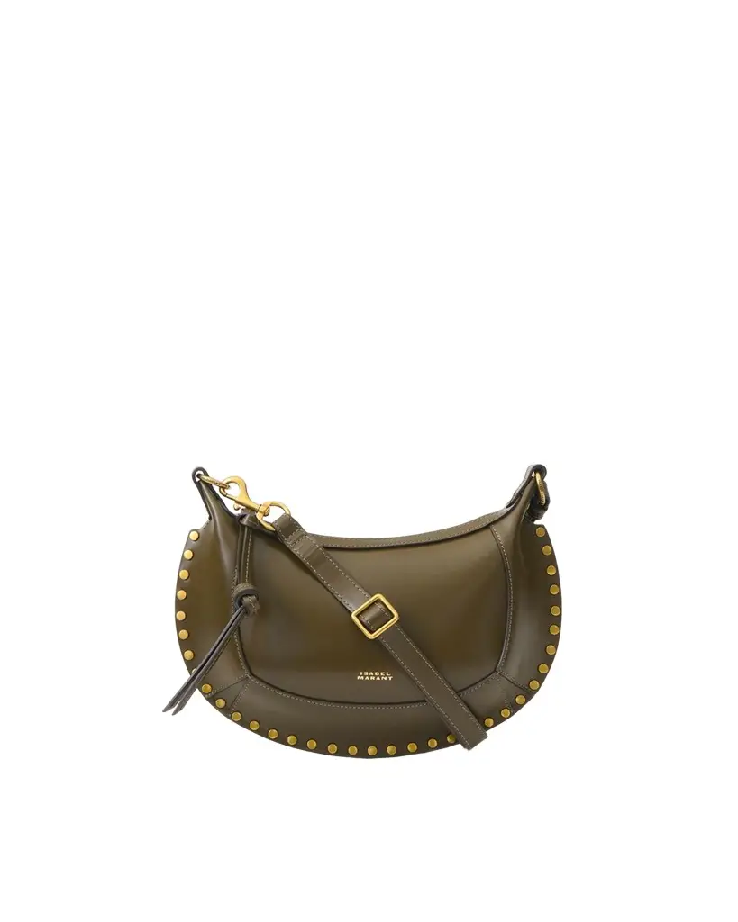 Isabel Marant Oskan Moon Bag In Leather