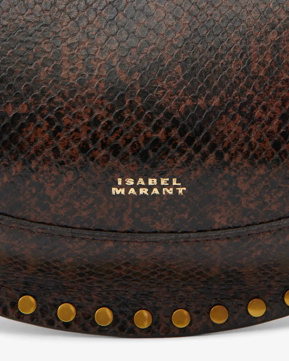 Isabel Marant Oskan Moon Bag In Python-effect Grained Leather | Thumbnail 2 Isabel Marant Oskan Moon Bag In Python-effect Grained Leather | Thumbnail 2