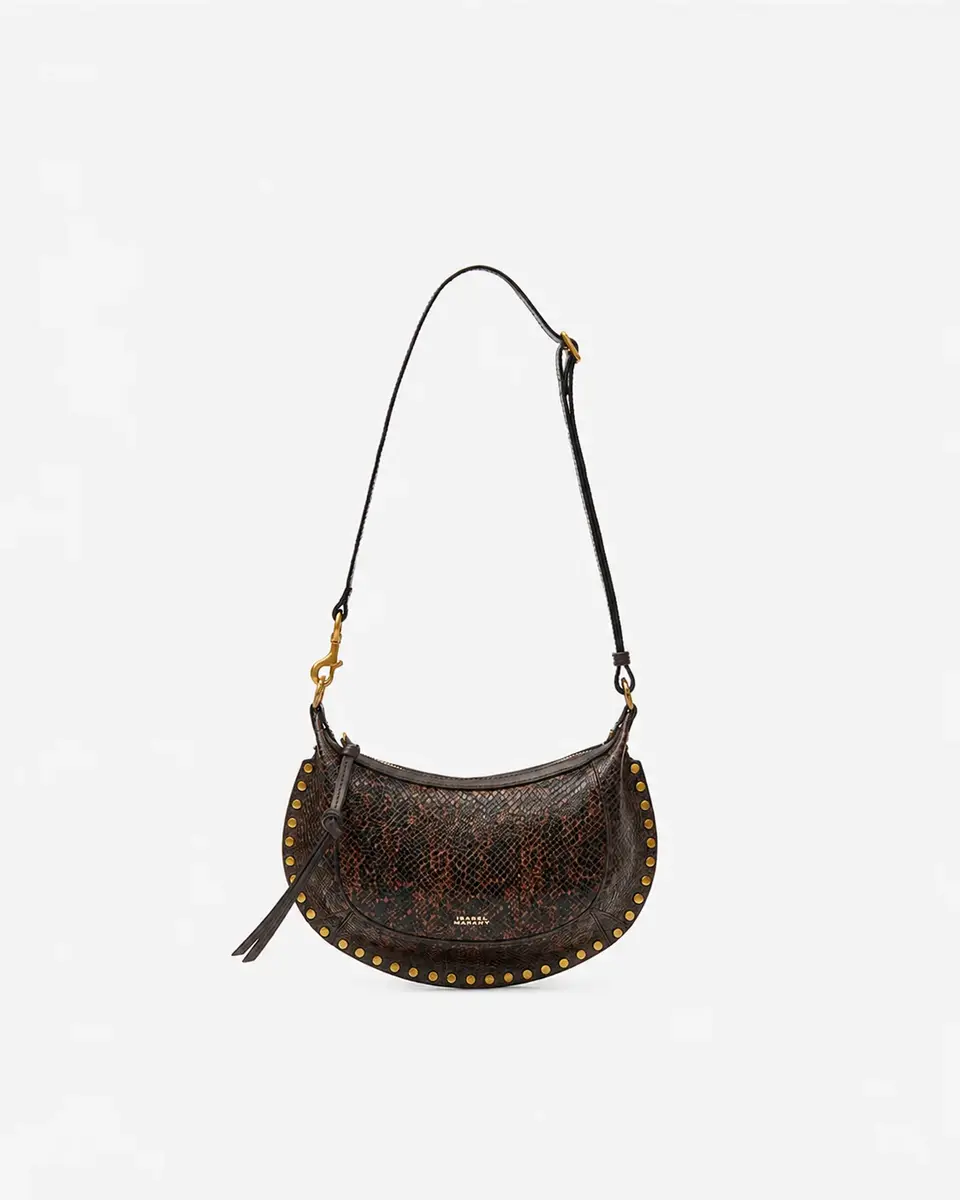 Isabel Marant Oskan Moon Bag In Python-effect Grained Leather | Thumbnail 3 Isabel Marant Oskan Moon Bag In Python-effect Grained Leather | Thumbnail 3