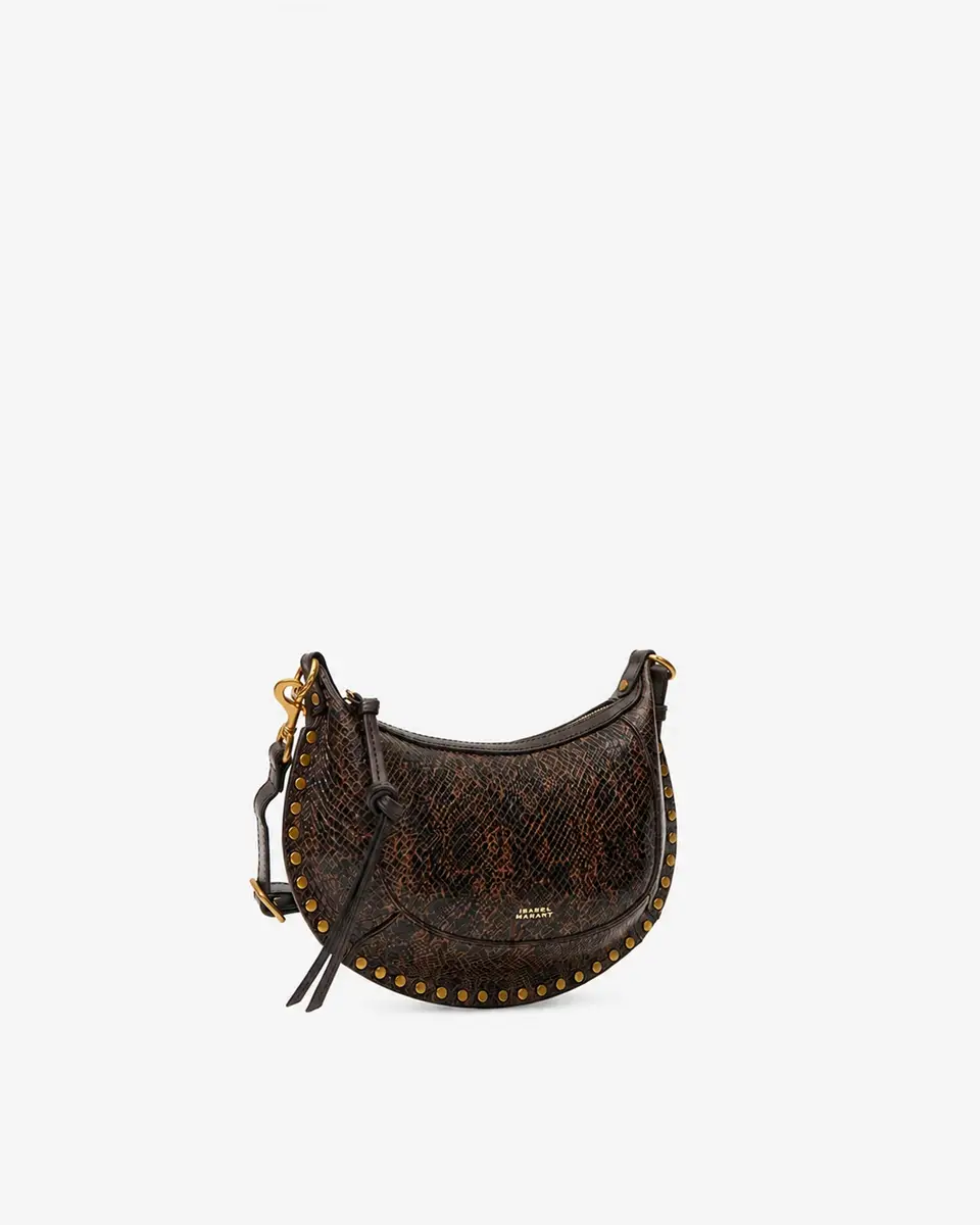 Isabel Marant Oskan Moon Bag In Python-effect Grained Leather | Thumbnail 4 Isabel Marant Oskan Moon Bag In Python-effect Grained Leather | Thumbnail 4