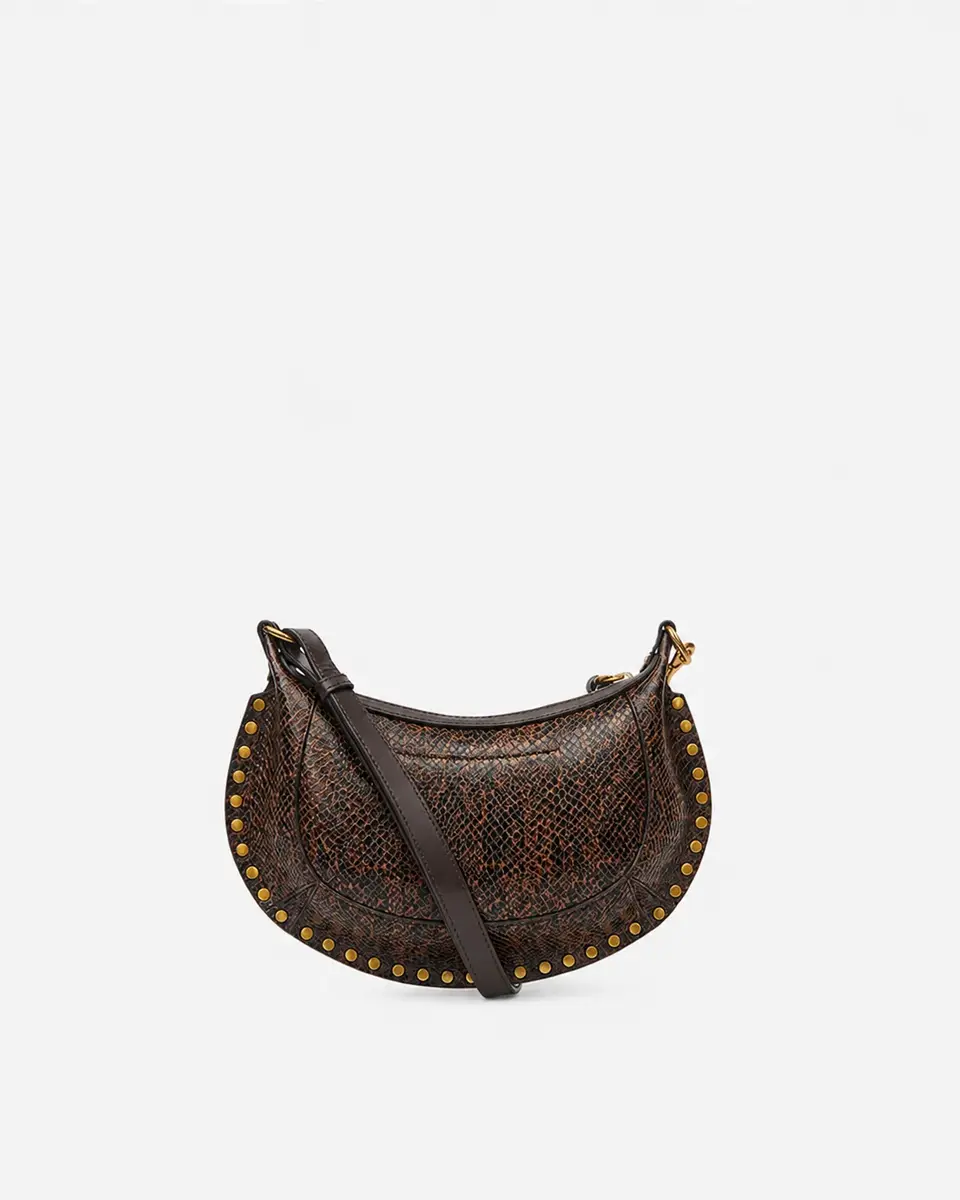 Isabel Marant Oskan Moon Bag In Python-effect Grained Leather | Thumbnail 5 Isabel Marant Oskan Moon Bag In Python-effect Grained Leather | Thumbnail 5
