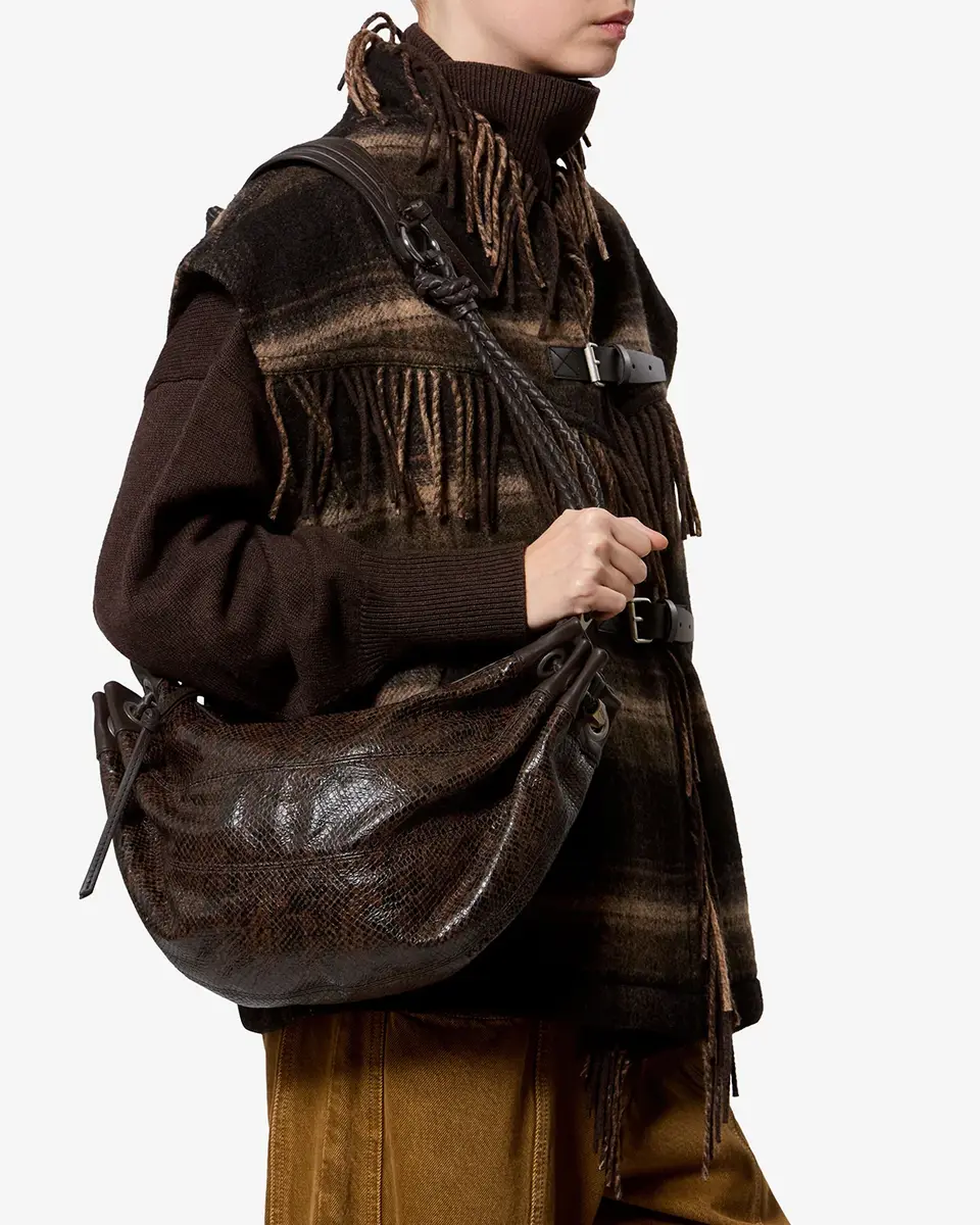 Isabel Marant Maia Medium Bag In Python-effect Leather | Thumbnail 3 Isabel Marant Maia Medium Bag In Python-effect Leather | Thumbnail 3