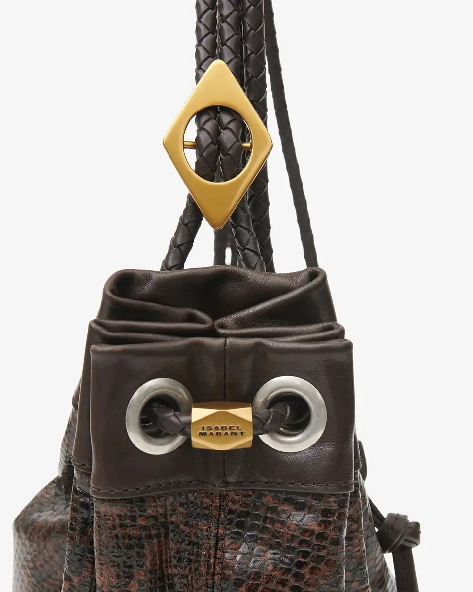 Isabel Marant Maia Medium Bag In Python-effect Leather | Thumbnail 5 Isabel Marant Maia Medium Bag In Python-effect Leather | Thumbnail 5