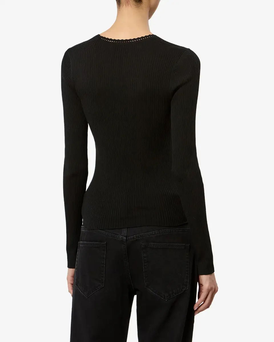 Isabel Marant Selenie Silk Sweater | Thumbnail 3