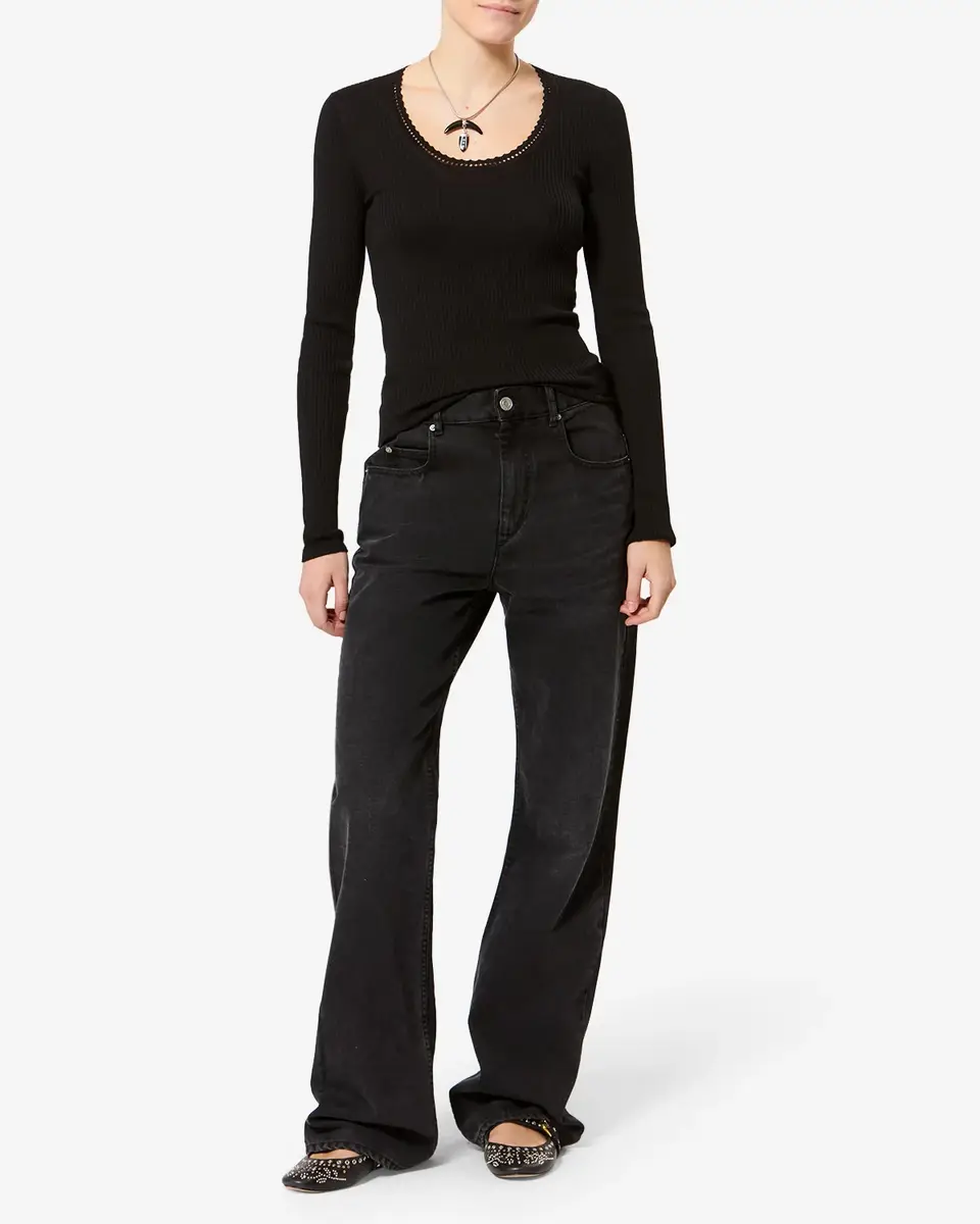 Isabel Marant Selenie Silk Sweater | Thumbnail 4