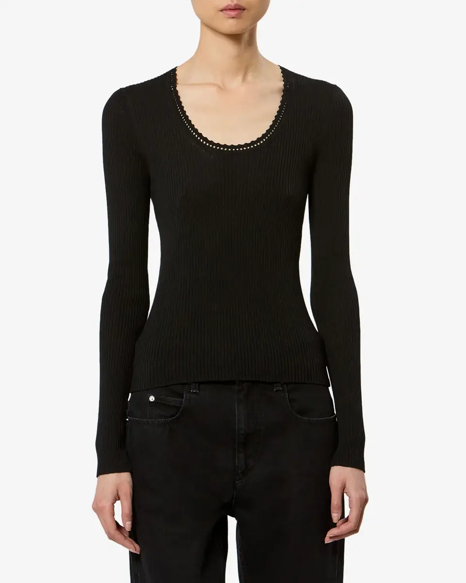 Isabel Marant Selenie Silk Sweater | Thumbnail 5