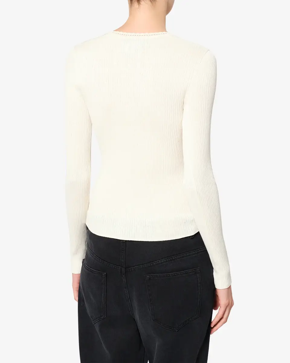 Isabel Marant Selenie Silk Sweater | Thumbnail 3
