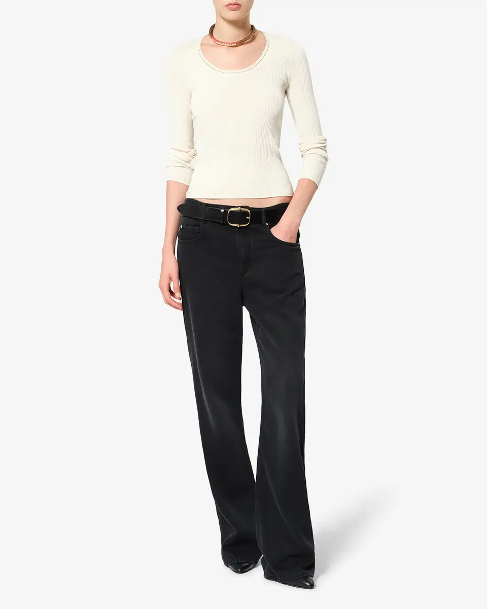 Isabel Marant Selenie Silk Sweater | Thumbnail 4