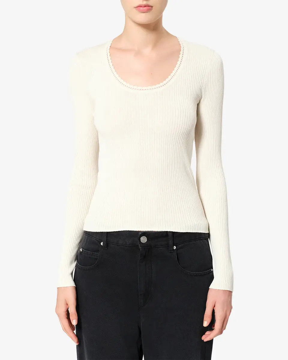 Isabel Marant Selenie Silk Sweater | Thumbnail 5