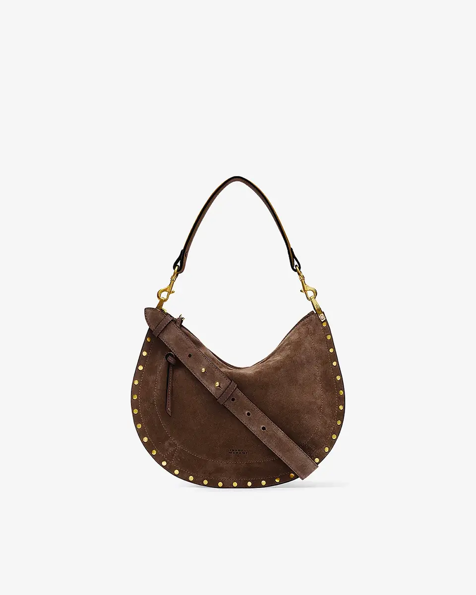 Isabel Marant Oskan Soft Zip Bag In Suede Leather | Thumbnail 3 Isabel Marant Oskan Soft Zip Bag In Suede Leather | Thumbnail 3