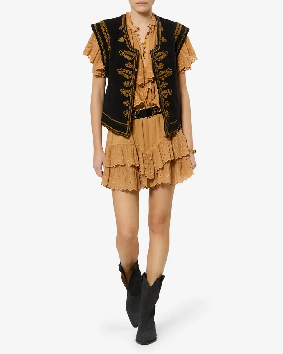 Marant Étoile Edmee Denim Vest | Thumbnail 4 Marant Étoile Edmee Denim Vest | Thumbnail 4