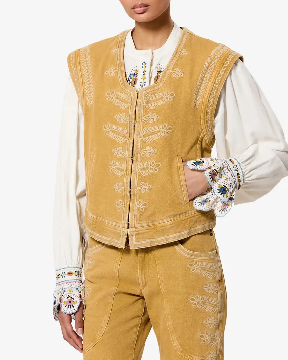 Marant Étoile Edmee Denim Vest | Thumbnail 5 Marant Étoile Edmee Denim Vest | Thumbnail 5