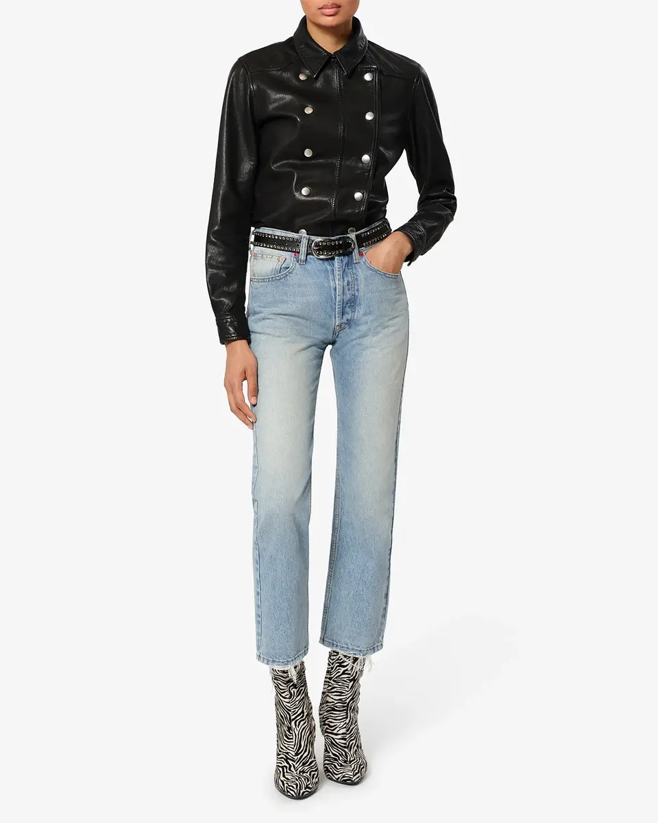 Isabel Marant Daya Cropped Jeans | Thumbnail 4 Isabel Marant Daya Cropped Jeans | Thumbnail 4