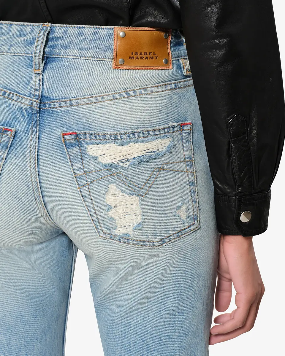 Isabel Marant Daya Cropped Jeans | Thumbnail 6 Isabel Marant Daya Cropped Jeans | Thumbnail 6