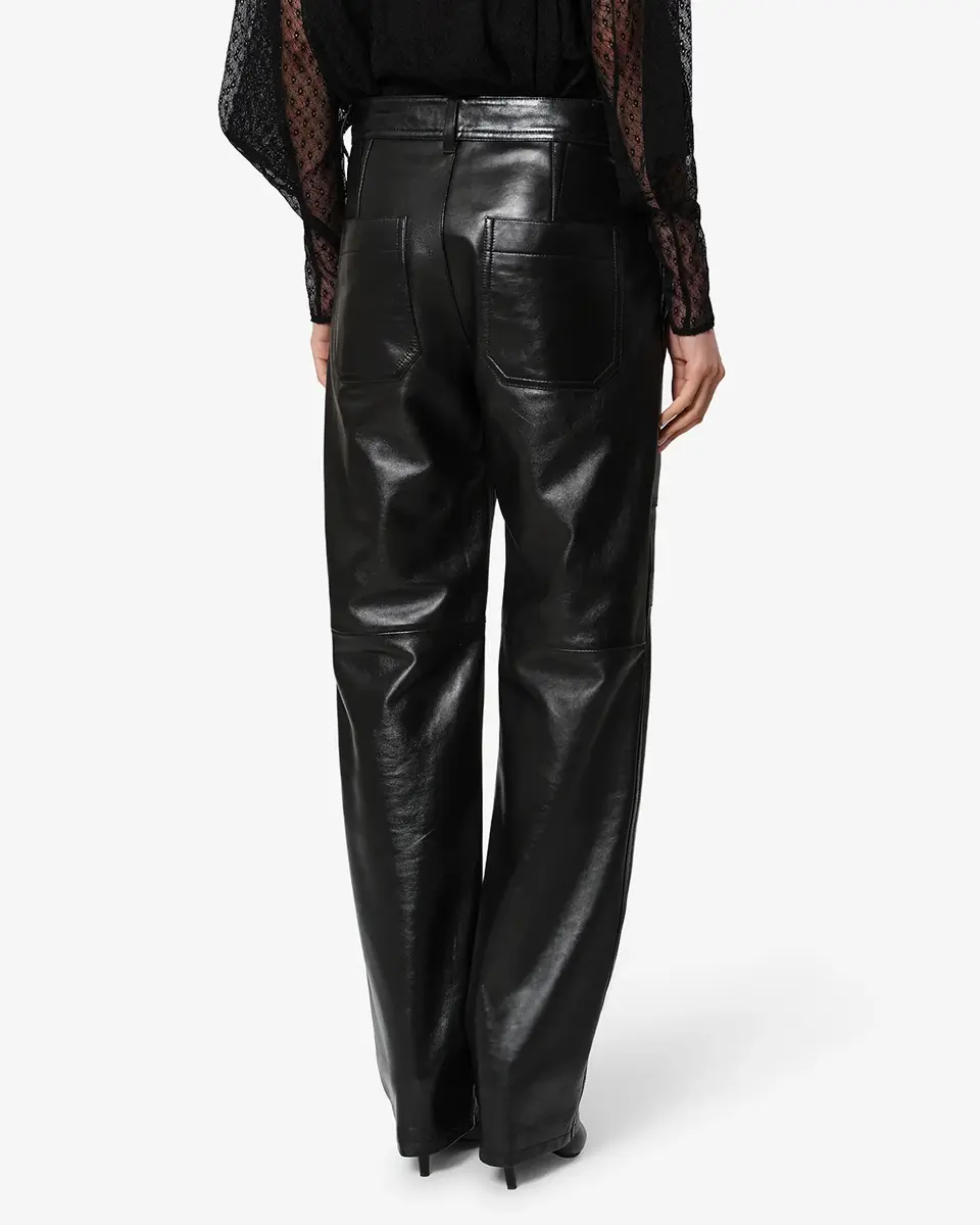 Isabel Marant Valka Leather Pants | Thumbnail 3 Isabel Marant Valka Leather Pants | Thumbnail 3