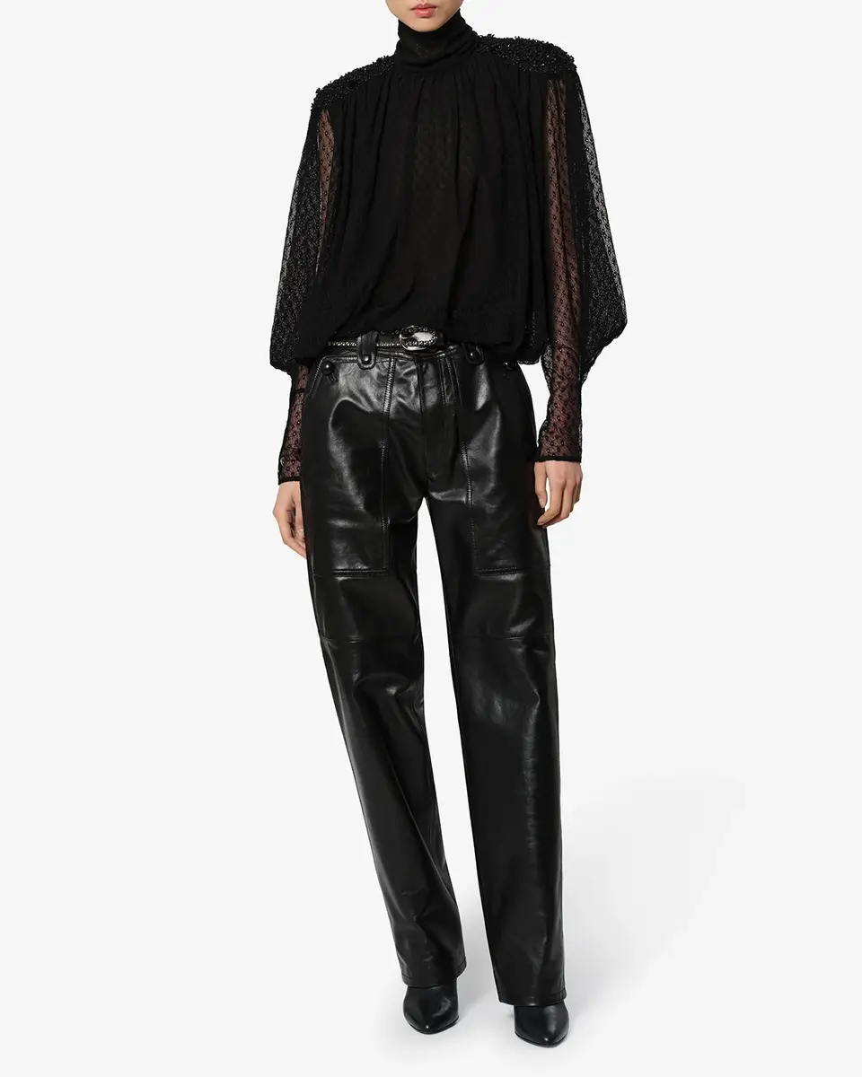 Isabel Marant Valka Leather Pants | Thumbnail 4 Isabel Marant Valka Leather Pants | Thumbnail 4