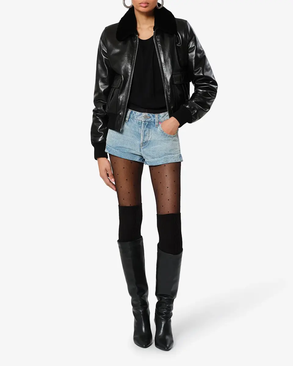 Isabel Marant Diloa Denim Shorts | Thumbnail 4