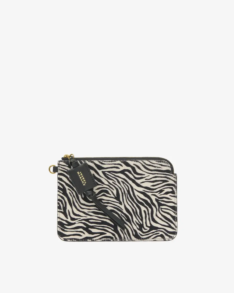 Isabel Marant Oskan Pony Leather Zip Pouch | Thumbnail 3 Isabel Marant Oskan Pony Leather Zip Pouch | Thumbnail 3