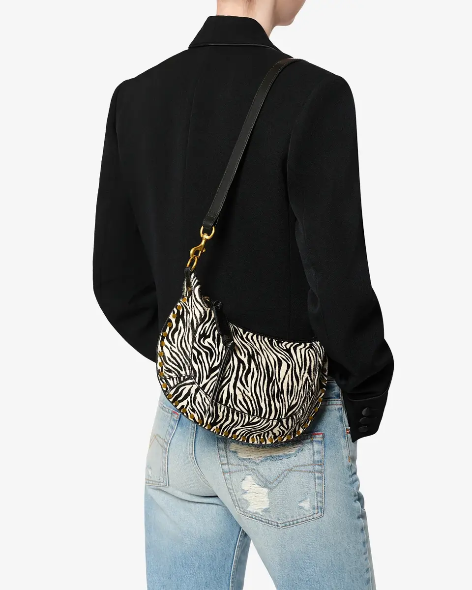 Isabel Marant Oskan Moon Bag In Pony-effect Leather | Thumbnail 3 Isabel Marant Oskan Moon Bag In Pony-effect Leather | Thumbnail 3
