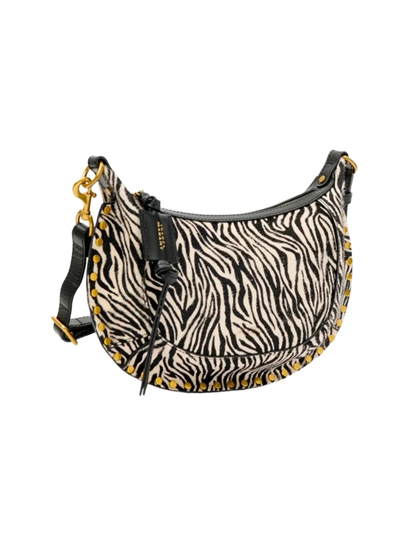 Isabel Marant Oskan Moon Bag In Pony-effect Leather