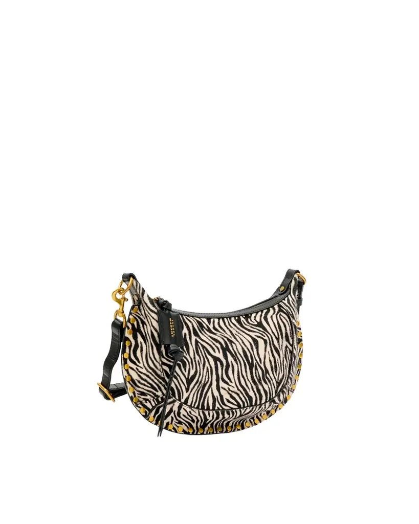 Isabel Marant Oskan Moon Bag In Pony-effect Leather