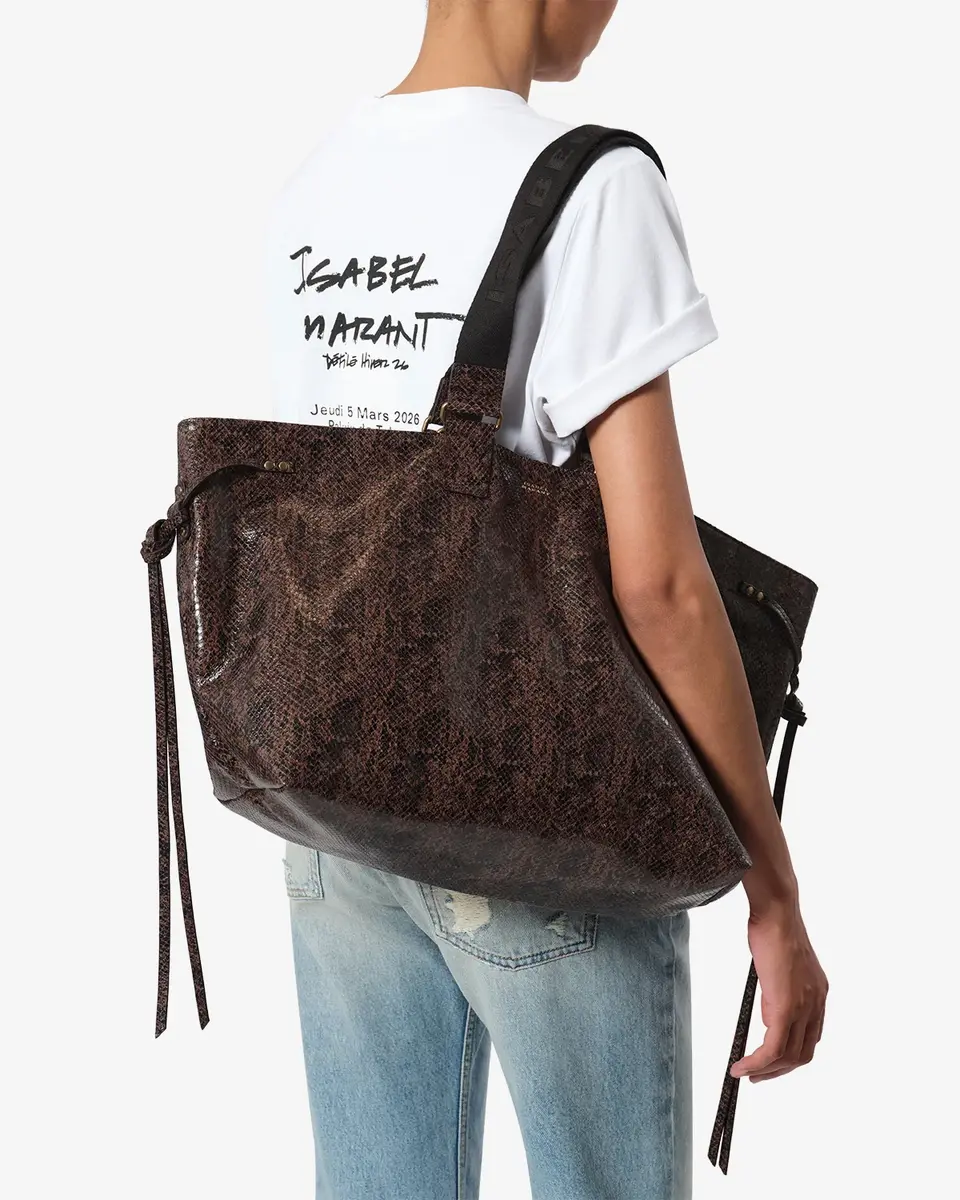 Isabel Marant Wardy Bag In Python-effect Leather | Thumbnail 3 Isabel Marant Wardy Bag In Python-effect Leather | Thumbnail 3
