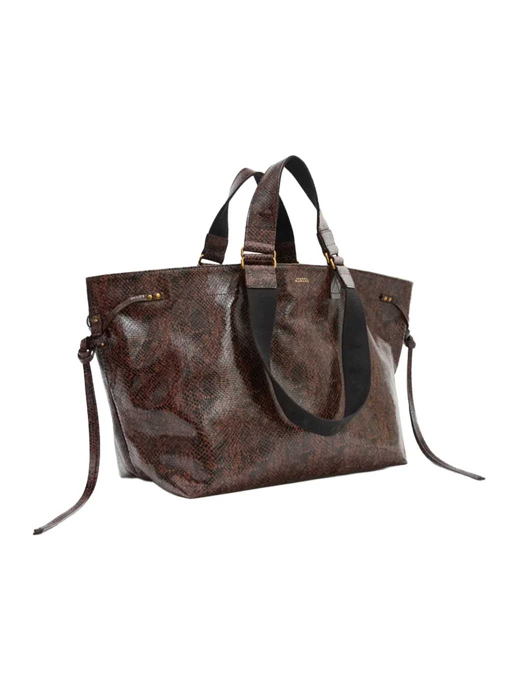 Wardy Bag In Python-effect Leather