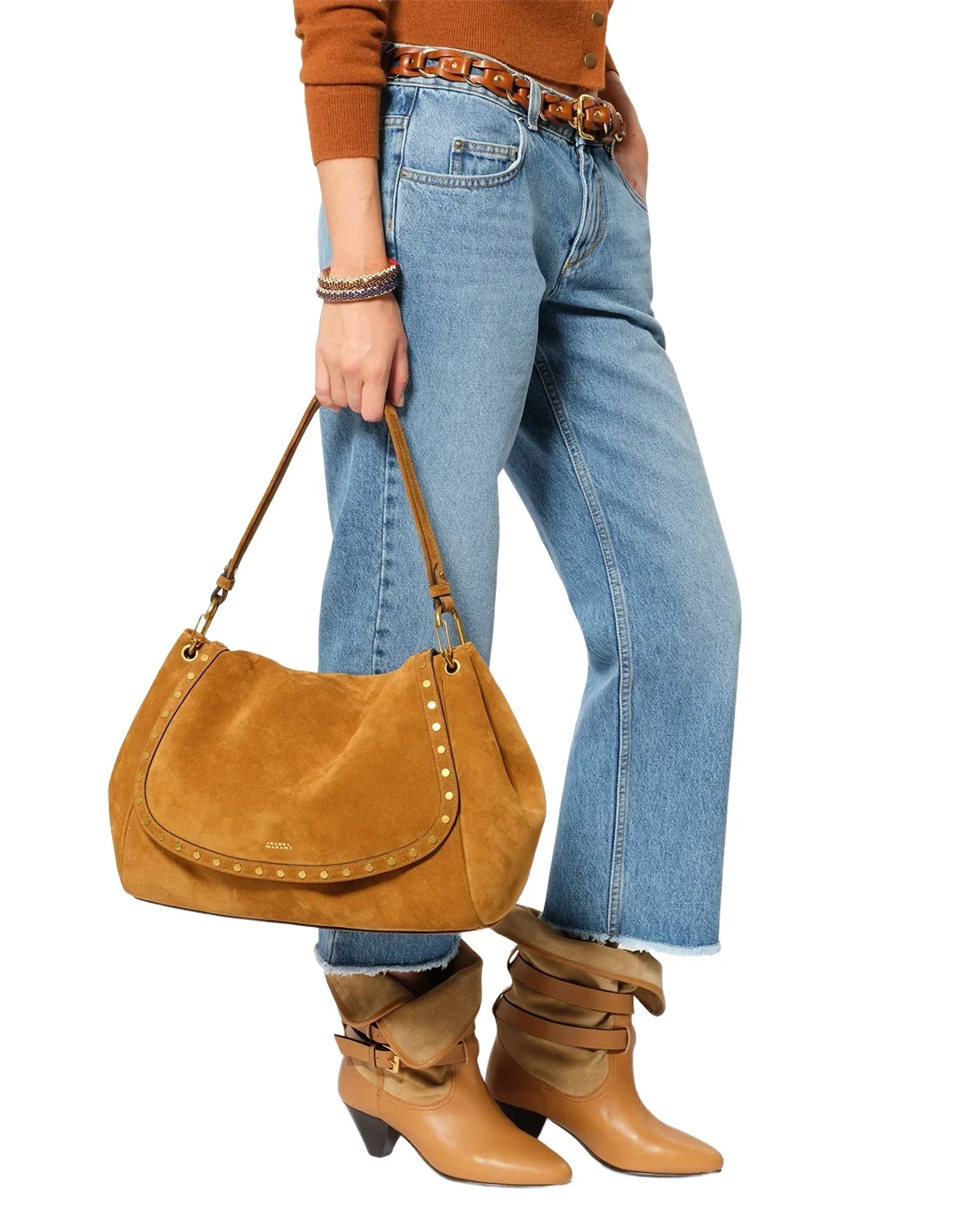 Isabel Marant Chany Xl Suede Bag