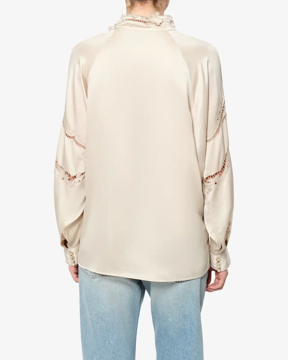 Isabel Marant Enelia Silk Blouse | Thumbnail 3 Isabel Marant Enelia Silk Blouse | Thumbnail 3