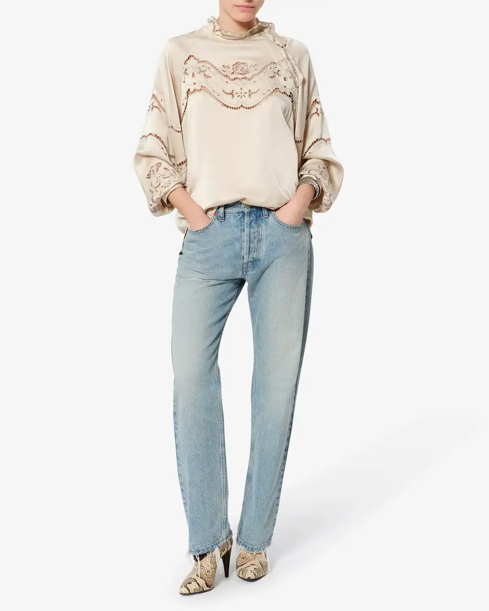 Isabel Marant Enelia Silk Blouse | Thumbnail 4 Isabel Marant Enelia Silk Blouse | Thumbnail 4