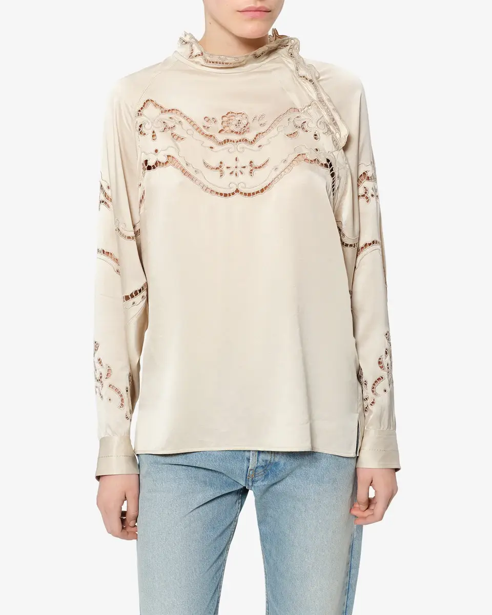 Isabel Marant Enelia Silk Blouse | Thumbnail 5 Isabel Marant Enelia Silk Blouse | Thumbnail 5