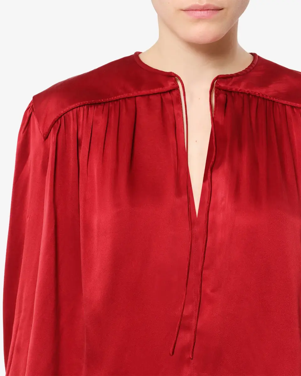 Isabel Marant Laraya Silk Blouse | Thumbnail 2 Isabel Marant Laraya Silk Blouse | Thumbnail 2