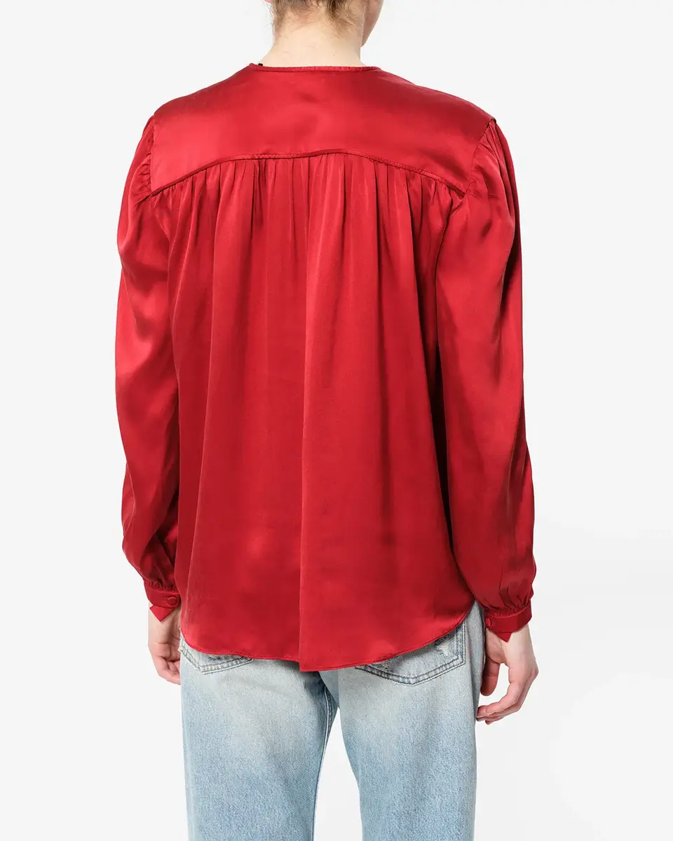 Isabel Marant Laraya Silk Blouse | Thumbnail 6 Isabel Marant Laraya Silk Blouse | Thumbnail 6
